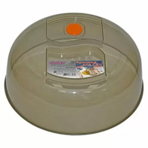 ПОЛИМЕРБЫТ Крышка для СВЧ 26 см с клапаном (дымчатый) 102601 VIOLET