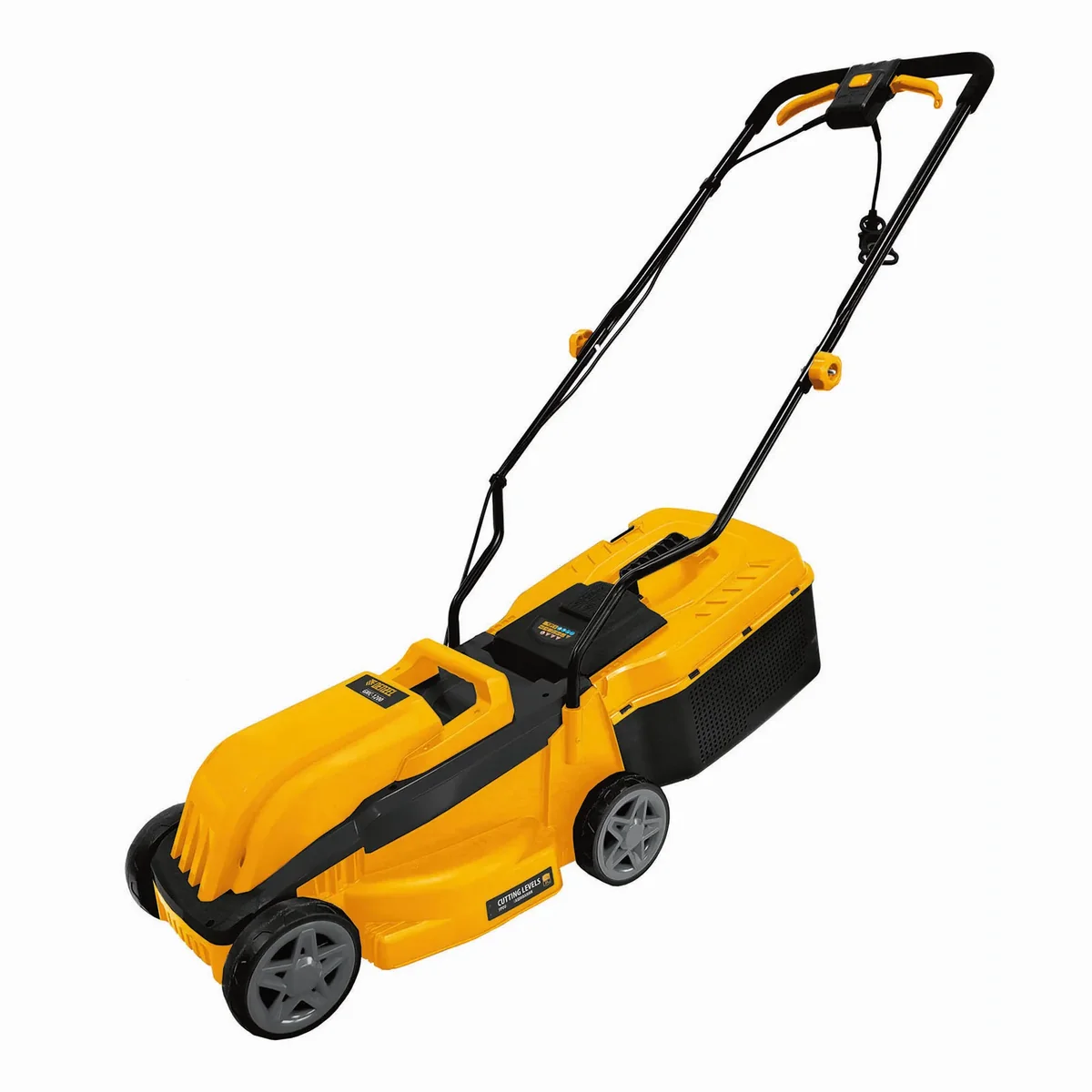 Denzel Газонокосилка электрическая GMC-1200, шир.,32см, 1200 Вт, 3 уров., травосб. 30 л 96628