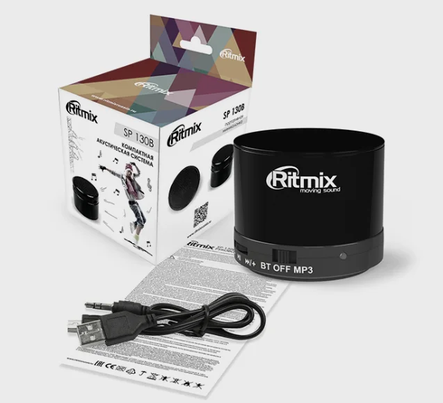 RITMIX Акустика портативная SP-130B