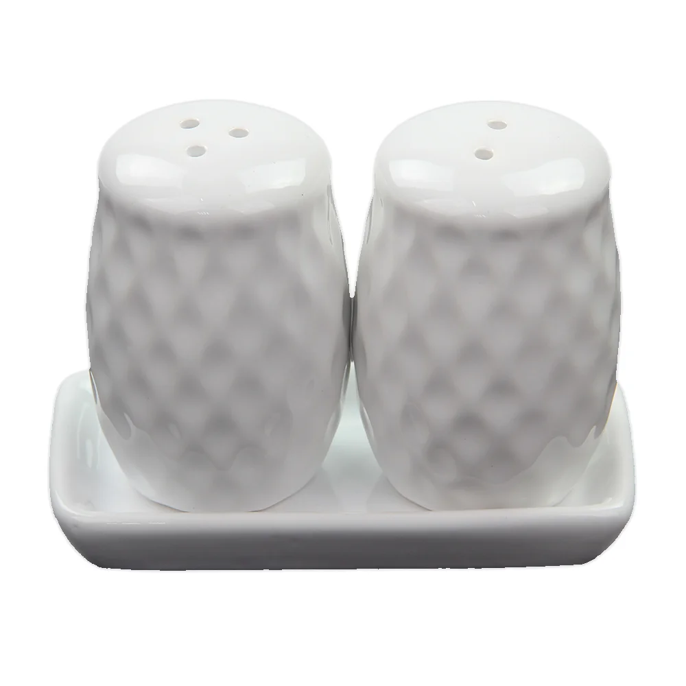 МФК-профит Набор солонка и перечница Жемчужная волна с подставкой, MFK07957