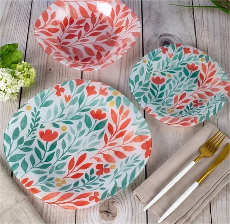 LUMINARC Набор столовый Carina Alvis Red Элвис Ред, 18 предметов SQ907458