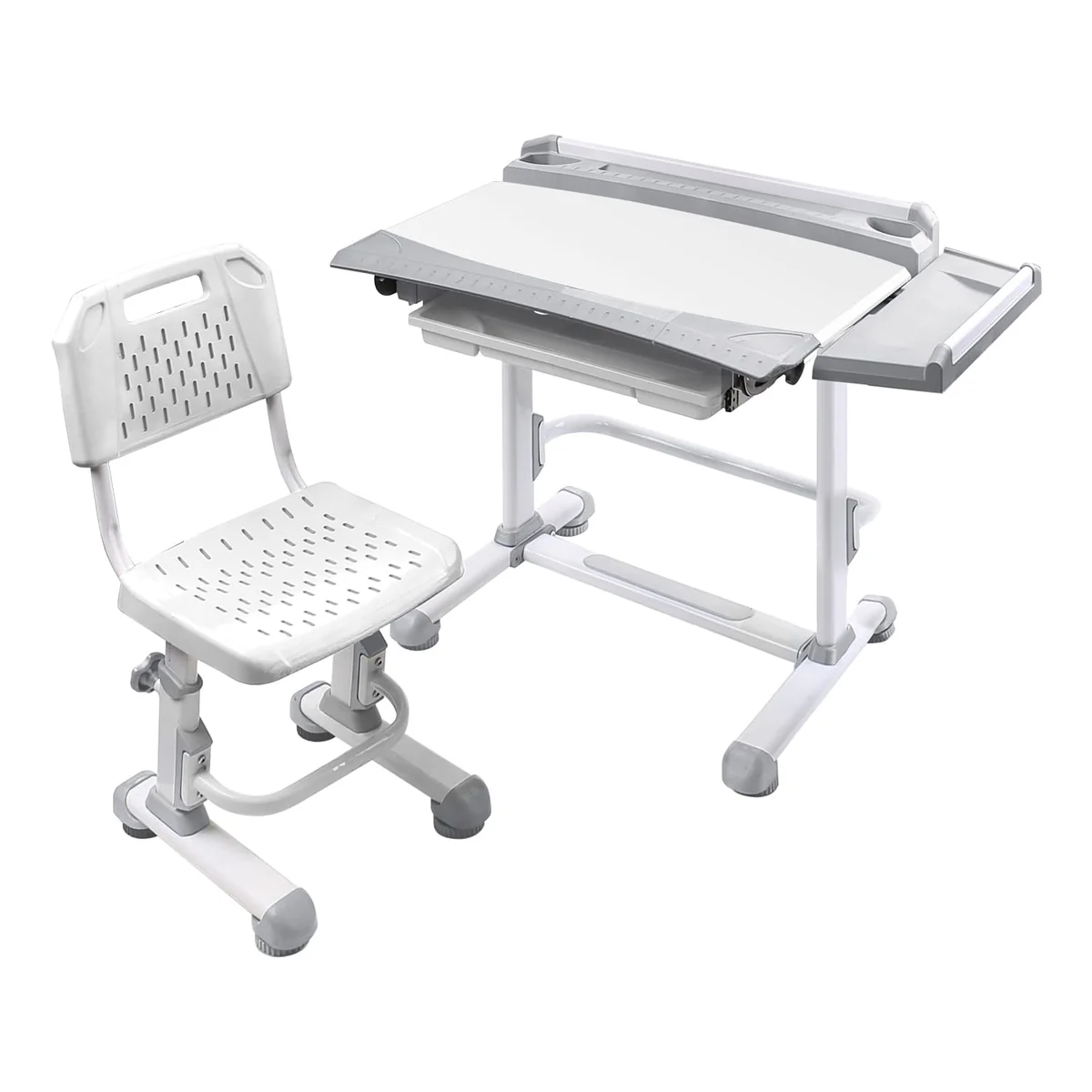 НИКА Комплект детской растущей мебели РСП2/С серый