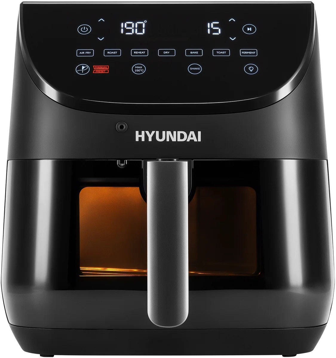 Hyundai Аэрогриль HYF-9090 1700Вт черный/черный