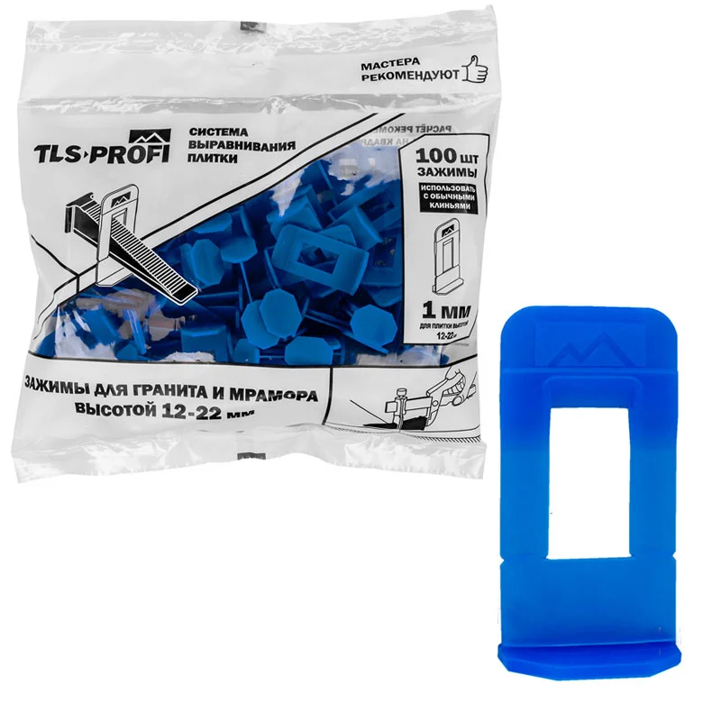 Зажим СВП TLS Nova 1 мм (100 шт/уп)