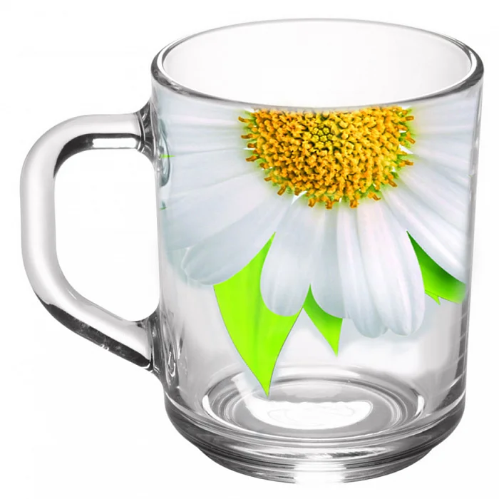 ДЕКОСТЕК Кружка 200 мл Живая природа. Ромашка 335-Д
