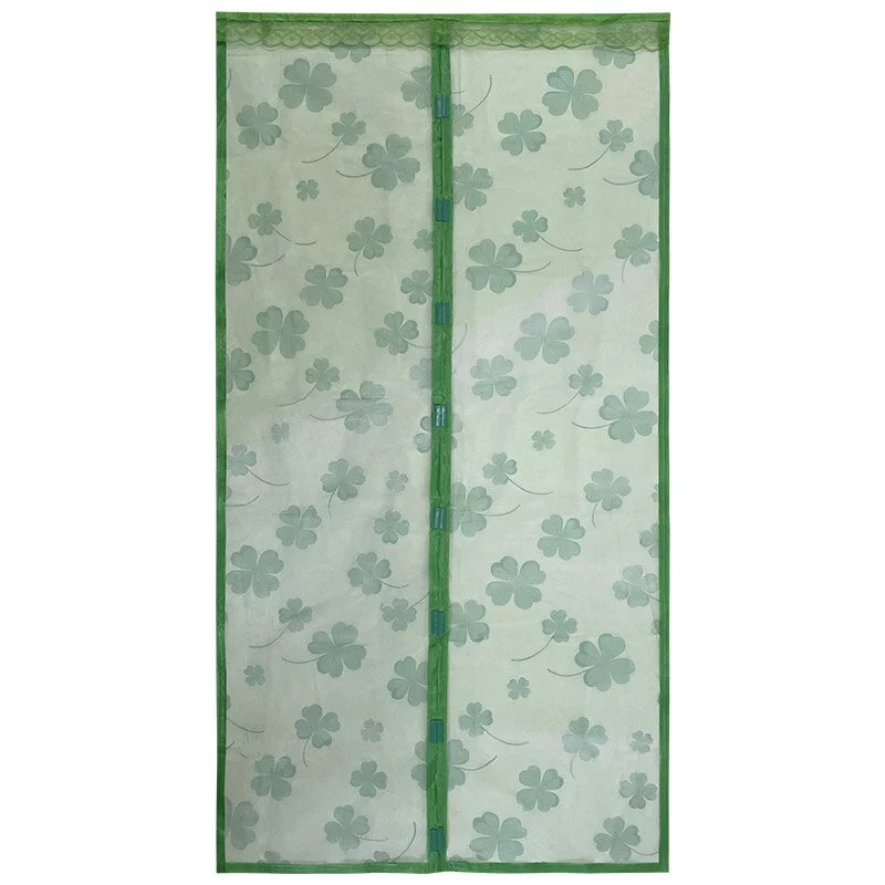 Mallony Сетка антимоскитная на магнитах Капутомоскито дизайн Клевер, цвет белый 311272-SK