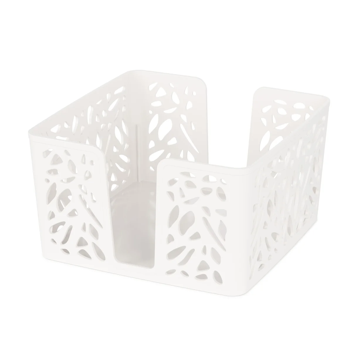 АЛЬТЕРНАТИВА Салфетница квадратная ЛИРА БЕЛЫЙ М9098