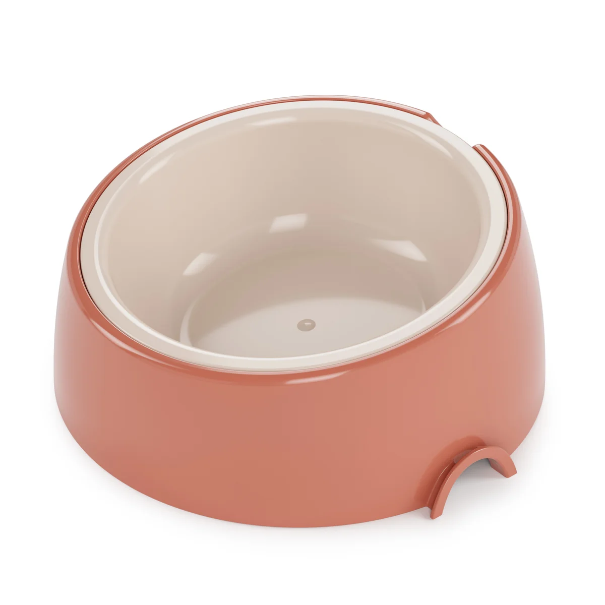 АЛЬТЕРНАТИВА Лего - миска с наклоном 0,3л для животных ЭФФИ ALTA ТЕРРАКОТОВЫЙ М9044