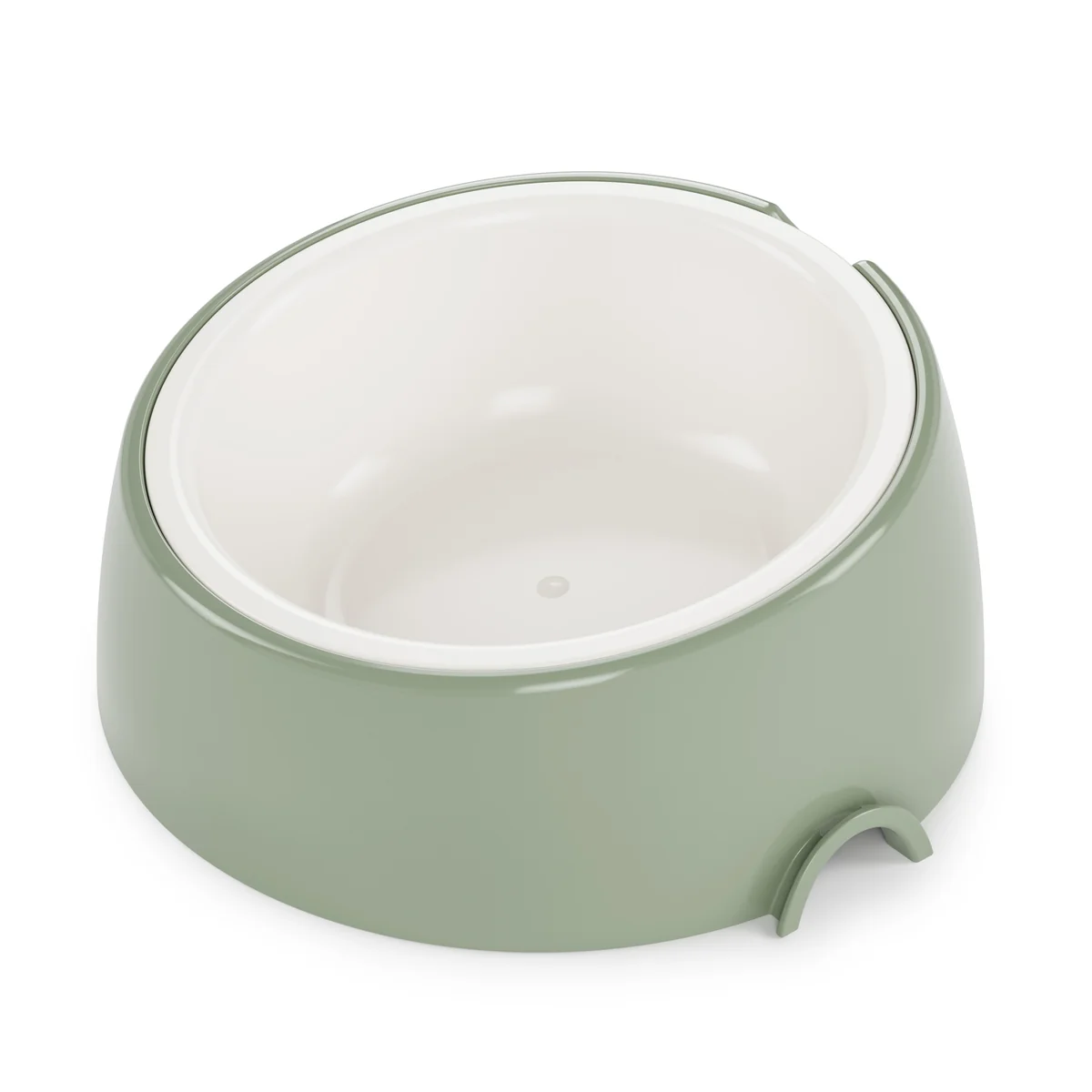 АЛЬТЕРНАТИВА Лего - миска с наклоном 0,3л для животных ЭФФИ ALTA ОЛИВКОВЫЙ М9045