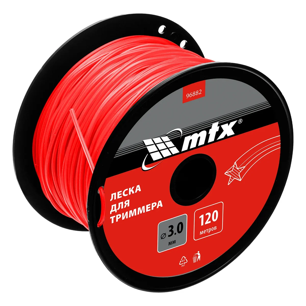 Matrix Леска для триммера звезда 3,0 мм х 120 м, на катушке 96882