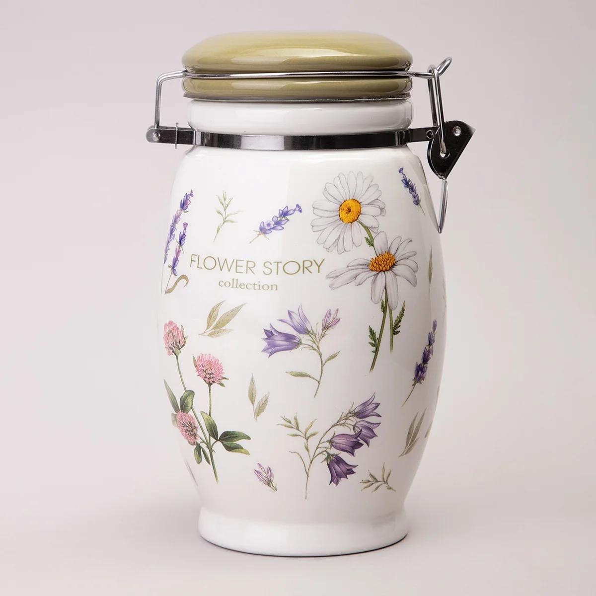 Lefard Банка Agness FLOWER STORY 11,5*20 см 1100 мл 358-2180