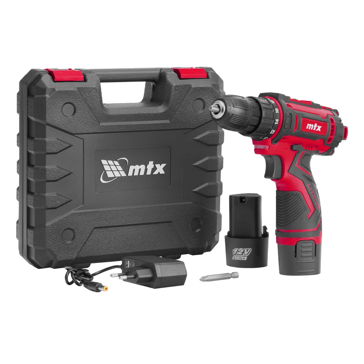 Matrix Дрель-шуруповерт аккумуляторная CDS-12, Li-Ion, 12 В 26183