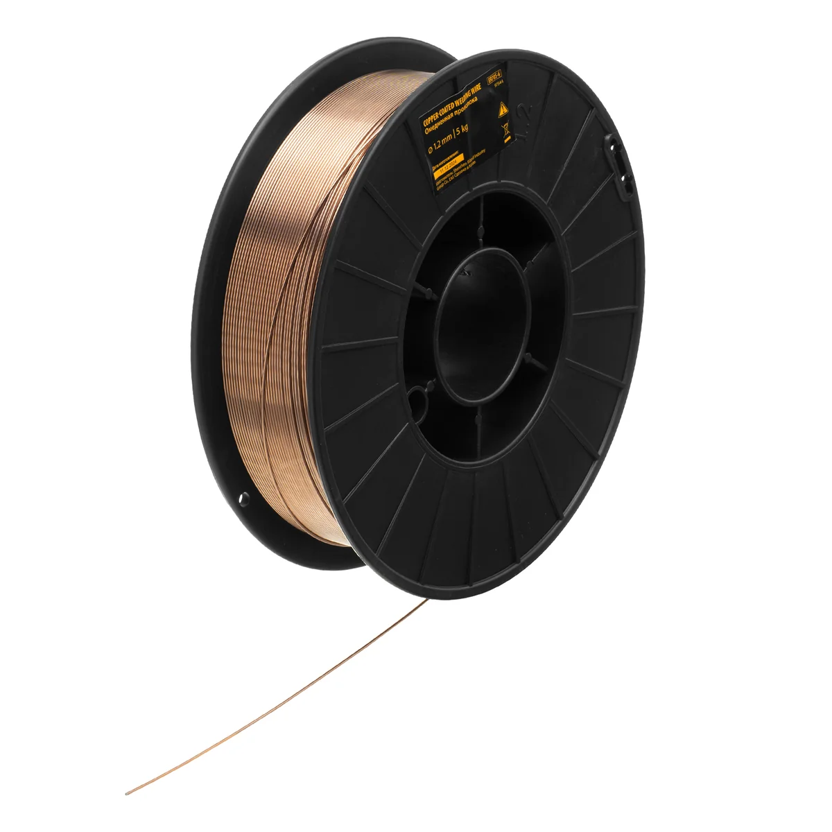 Denzel Омедненная проволока ER70S-6, диам. 1,2 мм, 5 кг, диам. катушки D200 97544