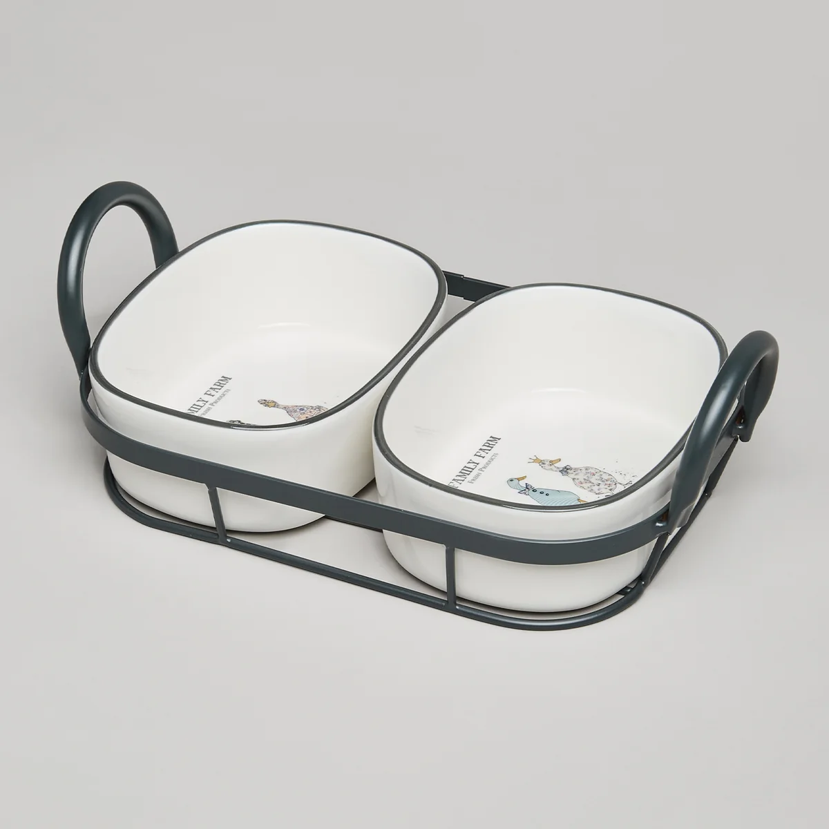 Lefard Набор форм на метал.подставке FAMILY FARM 2 шт. 28,5*16*8,5 см. 263-1373