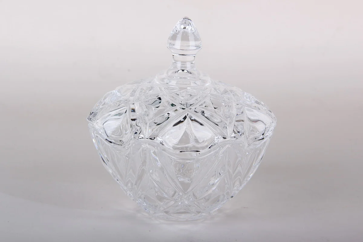 КОРАЛЛ Ваза сервировочная с крышкой 12х13.5х4.5см 8349