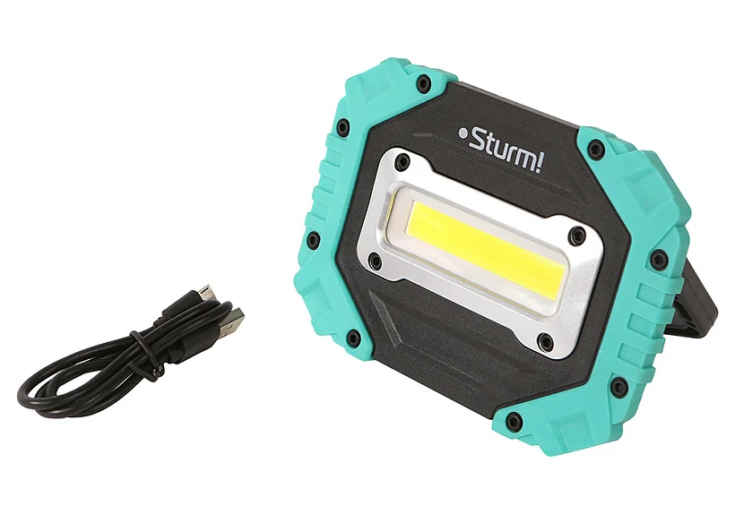 Sturm Фонарь-прожектор аккумуляторный 600лм, COB светодиод, 2 магнита, 4052-03-600