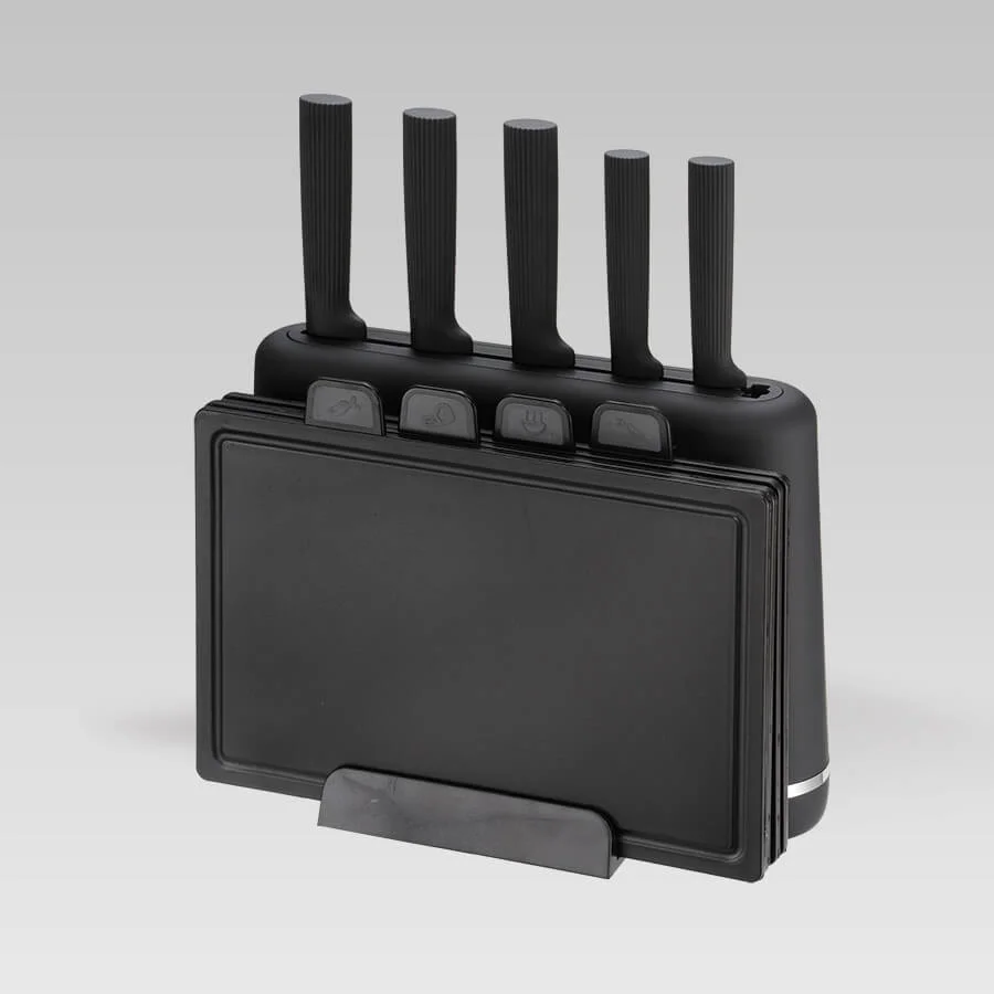 MAESTRO Набор ножей + набор разделочных досок MR-1412-BLACK