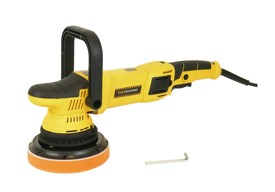 Hanskonner Машина полировальная эксцентриковая HAG918CPE 1,25кВт, 125мм, 1400-4800об/мин, конст.электроника