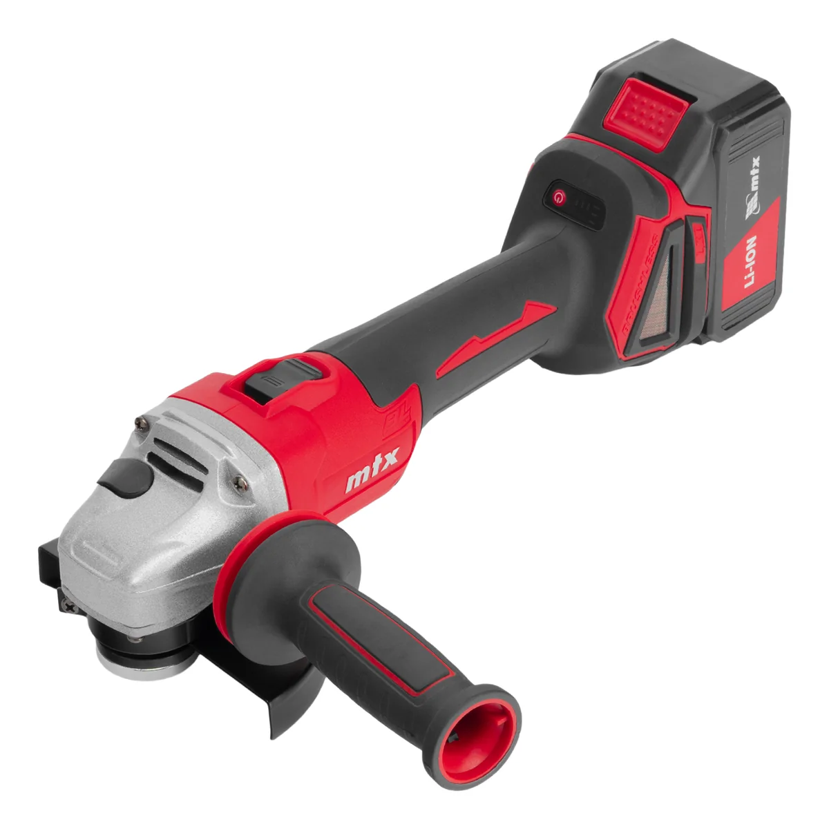 Matrix Машина шлифовальная угловая аккумуляторная бесщет. AGB-BL-20-125, Li-Ion, 20 В 27080