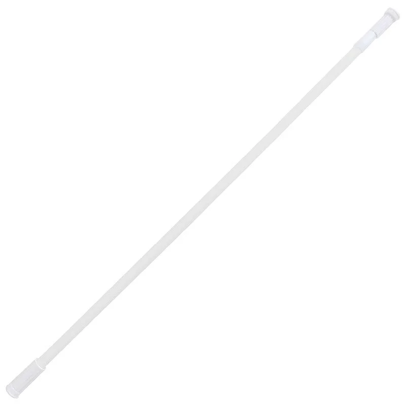 Карниз для ванной, длина 140-260 см, нерж.сталь, цвет-белый 103946-SK