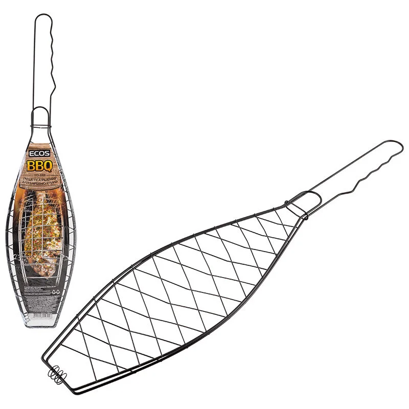 Mallony Решетка рыбная для барбекю/гриля ECOS RD-669, размер: 36,5*13 см 999669-SK