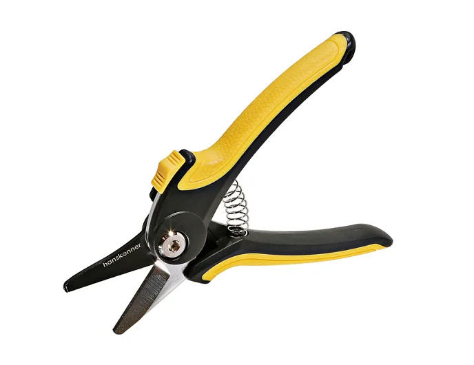 Hanskonner Секатор цветочный, 180 мм, верхнее лезвие с тефлоновым покрытием, HK3012-07-24