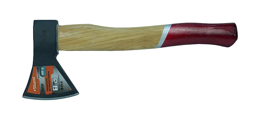 Sturm Топор, 600г, деревянная рукоятка, 1015-52-WD0600