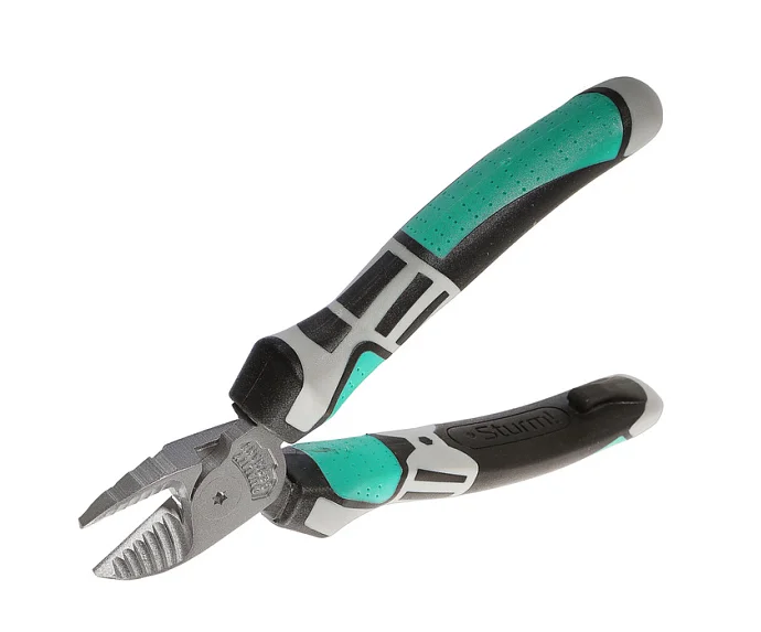 Sturm Бокорезы, 180мм, эксцентр. шарнир, CrV сталь, TPE рукоятки, тефлон, 1020-13-2-180