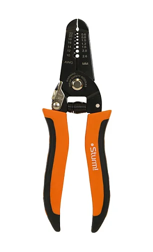 Sturm Щипцы(стриппер) + кусачки и пассатижи, 0.6 - 2.6 мм2, 170мм, 1020-03-W170