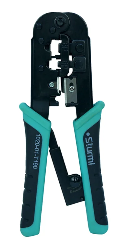 Sturm Клещи для обжима телефонных и комп. клемм RJ-45/6P/8P, RJ-11/12/6P/8P, 1020-01-T190