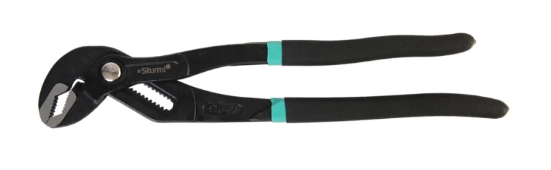 Sturm Клещи переставные, 300мм, кнопочный шарнир, зев 40мм, ПВХ рукоятки, 1020-06-300SP
