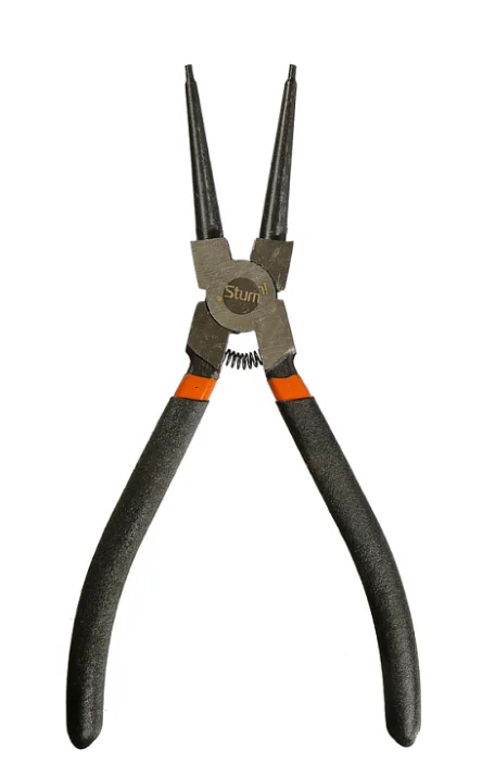 Sturm Съёмник стопорных колец, 180мм, прямые губки, сжим, 1020-12-01-180