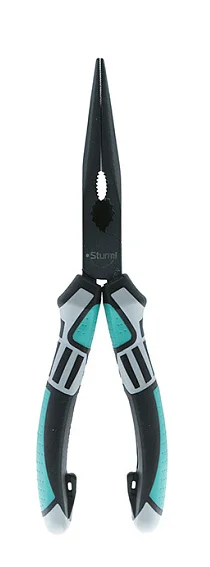 Sturm Длинногубцы, 200мм, CrV сталь, TPE рукоятки, тефлоновое покрытие, 1020-13-3-200