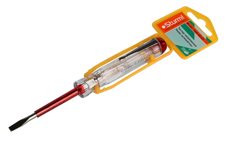 Sturm Отвертка индикаторная 100-500 В, 130 мм 1040-02-VT