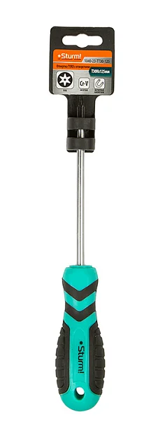 Sturm Отвертка TORX TT30H*125мм, с отверстием, CrV магнитный наконечник 1040-23-TT30-125