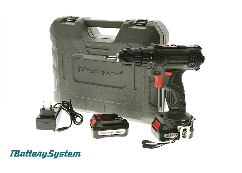 Энергомаш Аккумуляторный шуруповерт ДШ-12К
