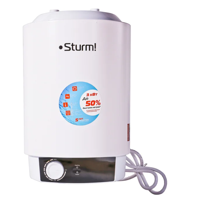 Sturm Водонагреватель накопительный WH3010BR / 10 литров / верхняя подводка