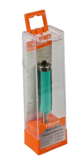 Sturm Фреза кромочная с нижним подшипником dxhxl 16x50x97 мм,хв.8 RB06-085016