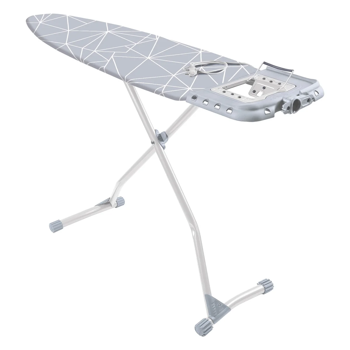 НИКА Доска гладильная Верона-light ВЛ/4 линии на сером