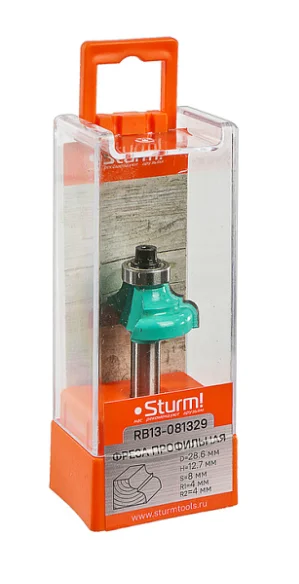 Sturm Фреза профильная с подшипником dxhxl 28,6x12,7x56,5 мм, хв.8 RB13-081329