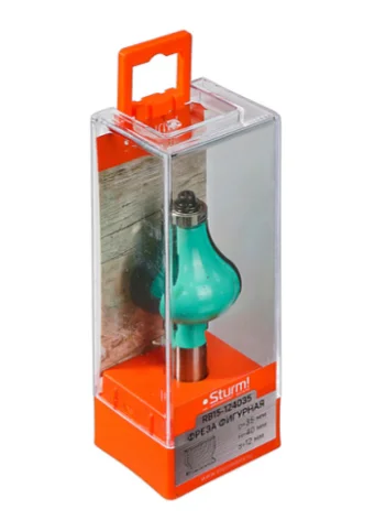 Sturm Фреза фигурная с подшипником dxhxl 35x40x89 мм, хв.12 RB15-124035