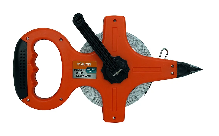 Sturm Рулетка 30м геодезическая, открытый корпус, 2010-07-GP-30