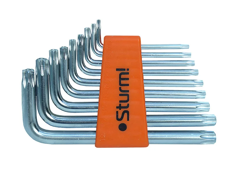 Sturm Набор ключей TORX, 9шт, T10-T50, CrV, 1045-04-9x9-TS