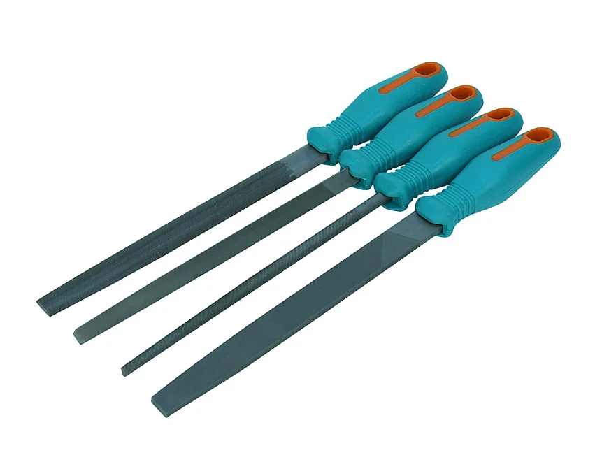 Sturm Набор напильников плоский, круглый, квадратный, трехгранный, 4 шт/уп 1050-03-S4