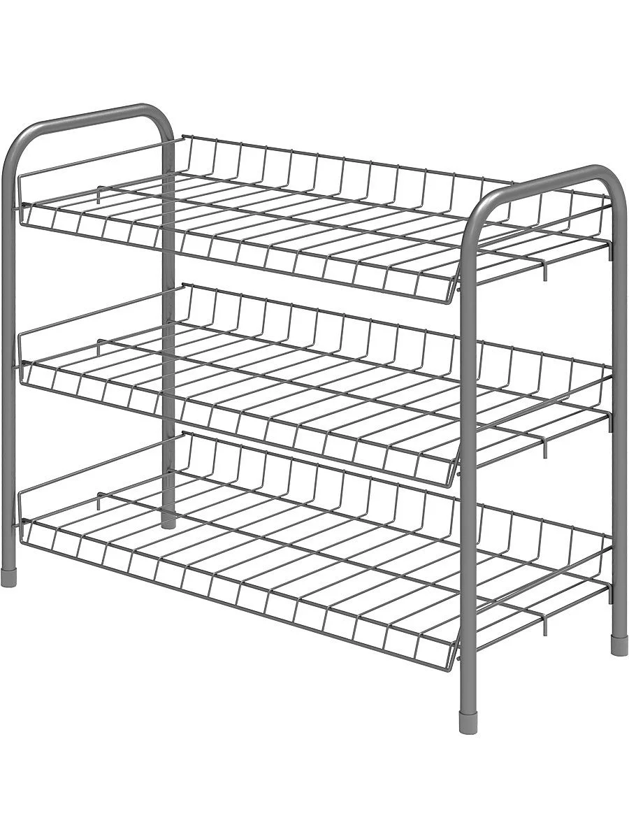 InHome Этажерка ЭТИ1/С серый