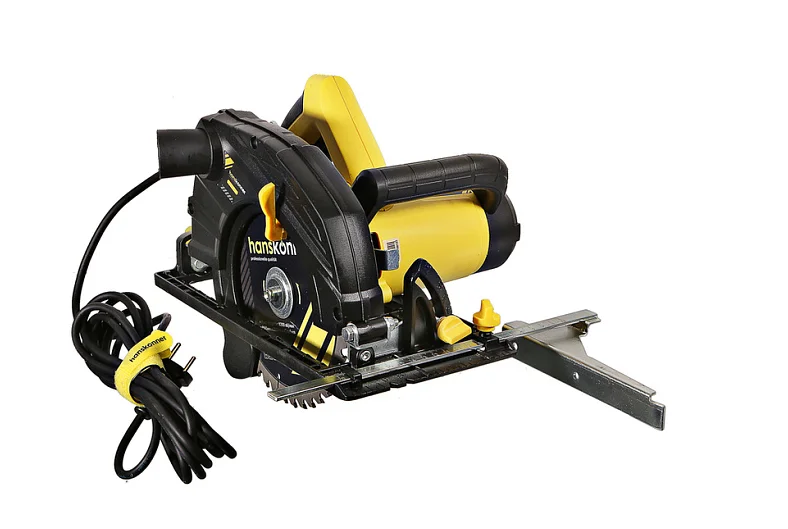 Hanskonner Пила дисковая циркулярная 1800Вт, ТПД 185х20мм,пропил 63мм,литая платформа HCS51185