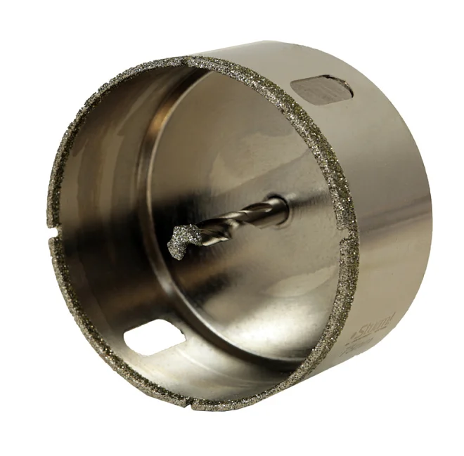 Sturm Коронка алмазная по керамограниту 75 х 70 мм,3гр. Хв., с центрир. Cверл. 1055-10-7570