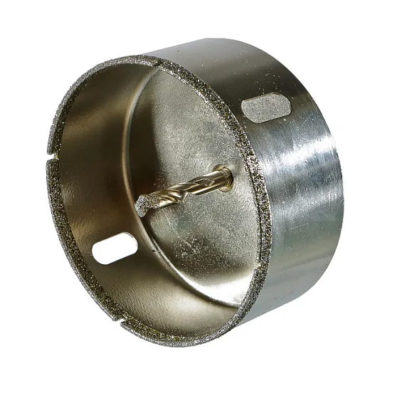 Sturm Коронка алмазная по керамограниту 90 х 70 мм,3гр. Хв., с центрир. Cверл. 1055-10-9070