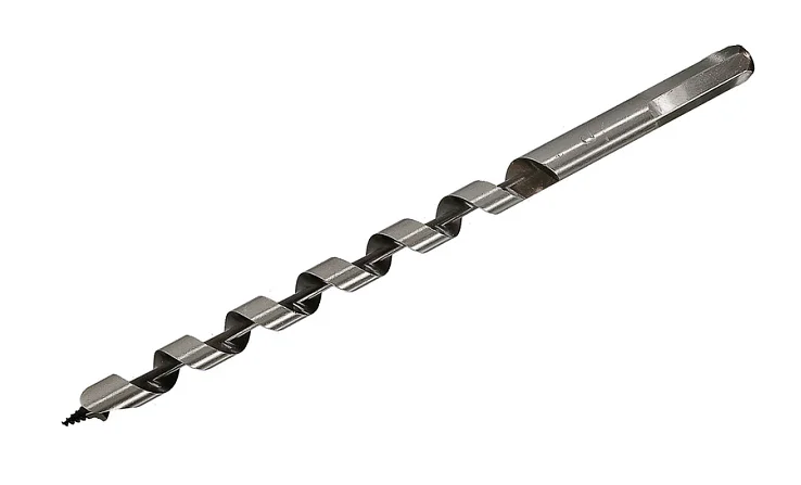 Sturm Сверло винтовое по дереву, 12х230мм, сталь 45, шестигранный хвостовик, 1055-AG12x230