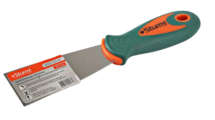 Sturm Шпательная лопатка 40 мм, 2-х компонентная рукоятка 8051-04-40